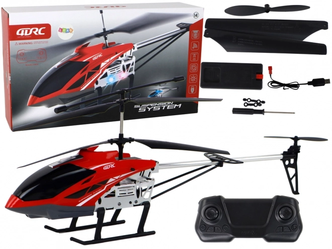 RC śmigłowiec Zdalnie sterowany śmigłowiec 70 cm czerwony