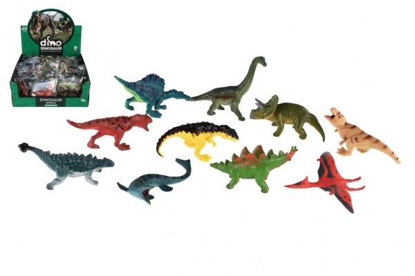 Plastowy dinozaur 7-9 cm mix gatunków w woreczku