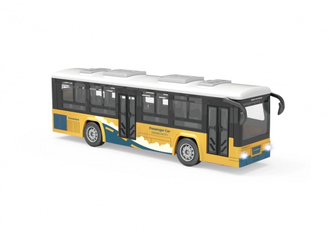 Żółty autobus z efektami