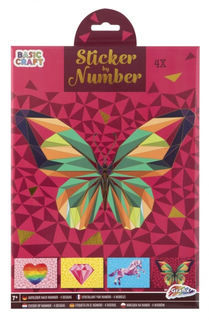 Puzzle naklejane według numerów A4