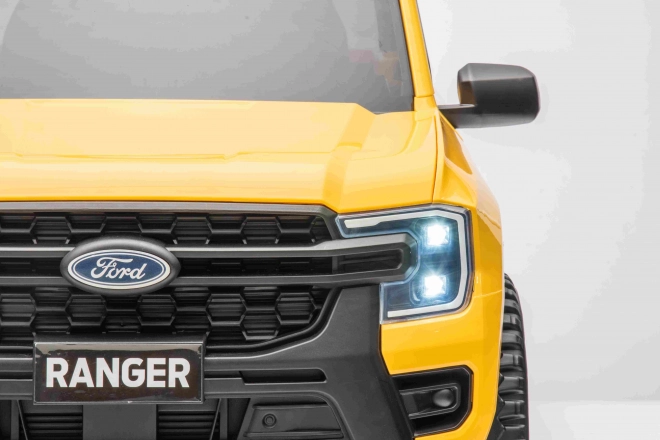 Dziecięcy elektryczny samochód Ford Ranger Lift żółty