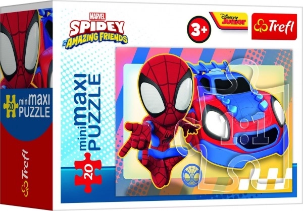 Minipuzzle Spidey i jego niesamowici przyjaciele