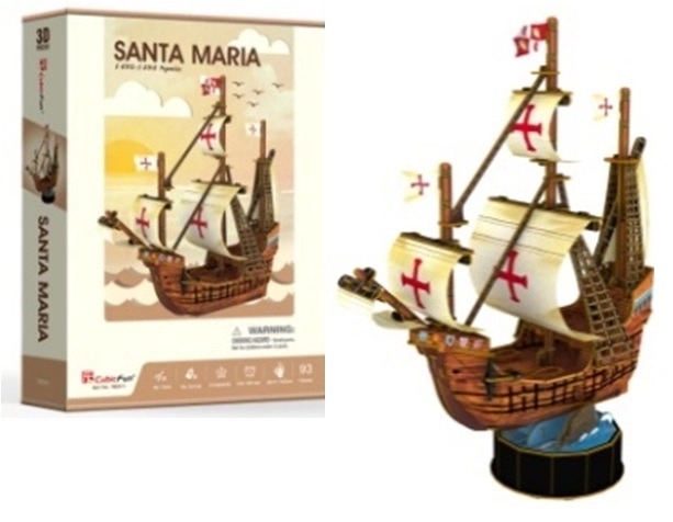 3D puzzle Statek Santa Maria od CubicFun