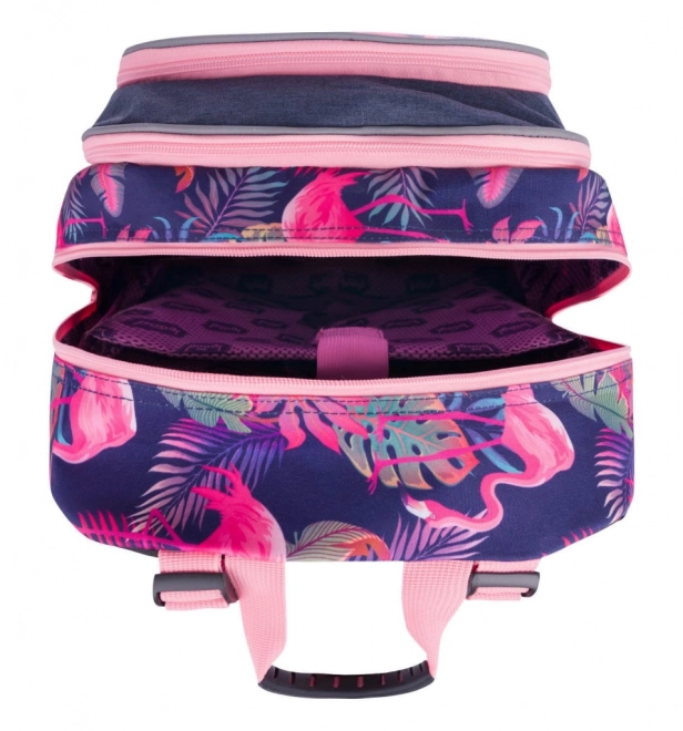 BAAGL Plecak szkolny Flamingo