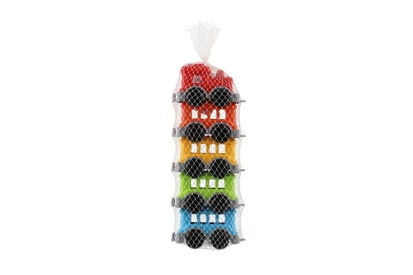 Lokomotywa/Pociąg + 4 wagony plastik w siatce 5x24x10cm