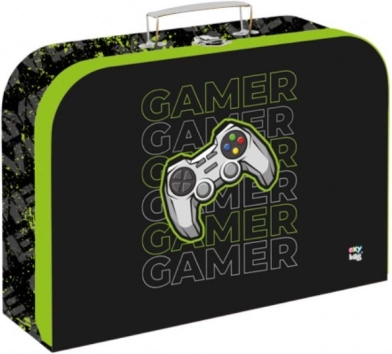 Dziecięca walizeczka laminowana 34 cm gamer
