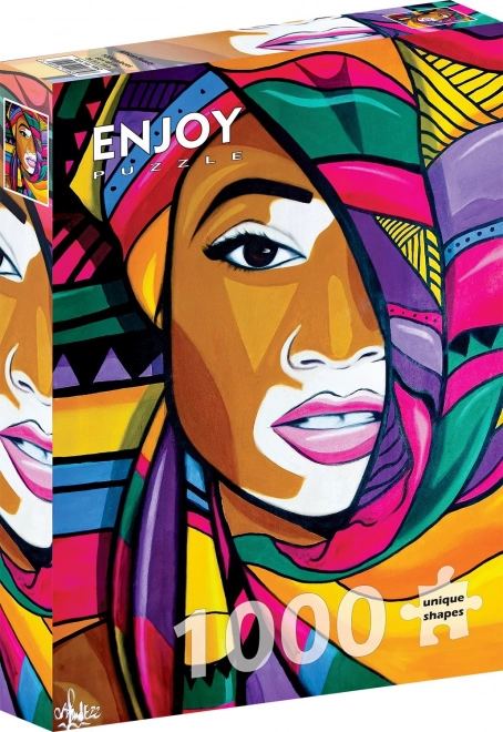 Puzzle Enjoy Afrykańska Piękność 1000 elementów