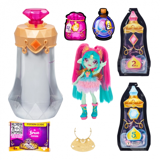 Lalka Magic Mixies Pixlings Smoczyca Turkusowa