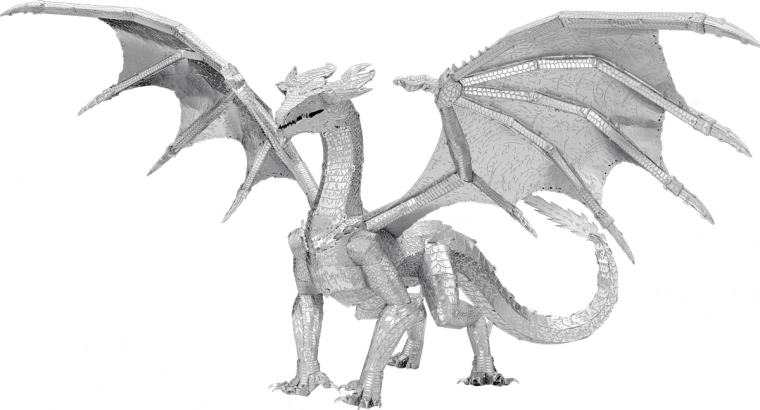 3D metalowy model smoka METAL EARTH Premium Series