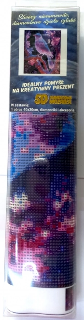 Norimpex diamentowe malowanie Nocny ptak 30x40 cm