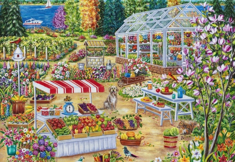 GRAFIKA Puzzle Ogrodnictwo 1000 elementów