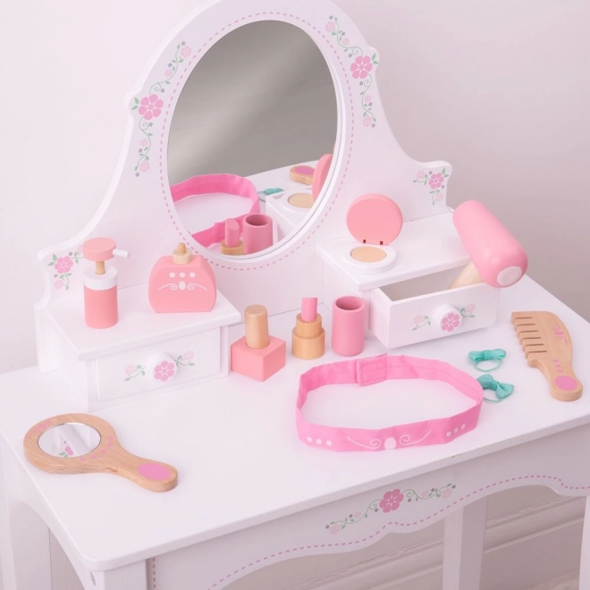 Bigjigs Toys Drewniany zestaw kosmetyczny