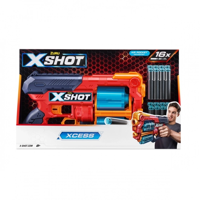Wyrzutnia X-Shot Excel Xcess (16 strzałek) pomarańczowa