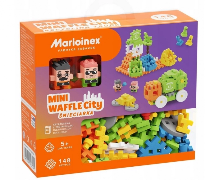Kreatywne klocki Mini Wafle - Wysypisko 148 sztuk
