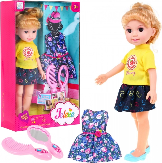 Duża stylizacyjna lalka dla dzieci 3+ z akcesoriami – Blondynka