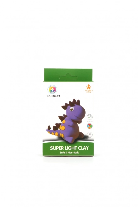 Dinozaur z lekkiej masy plastycznej dla dzieci