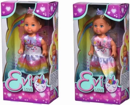 Laleczka Evi Love Jednorożna wróżka z skrzydłami 12 cm