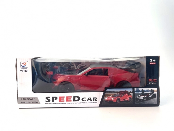 Sportowe RC auto czerwone