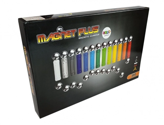 Magnetyczne kostki Magnastix 560 + zestaw tablicy