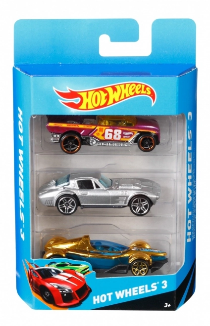 Zestaw 3 samochodzików Hot Wheels