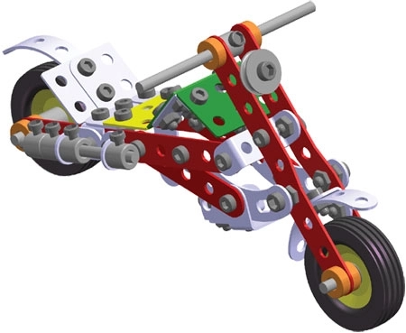 Merkur 011 Motocykl - 222 części