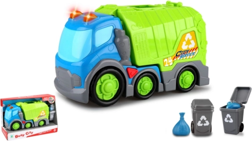 Śmieciarka KIDDY GO! ze światłem i dźwiękiem, 31 cm