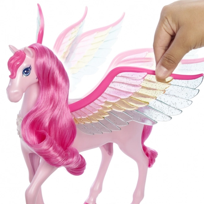 Figurka Barbie magiczny Pegaz ze światłami i dźwiękami