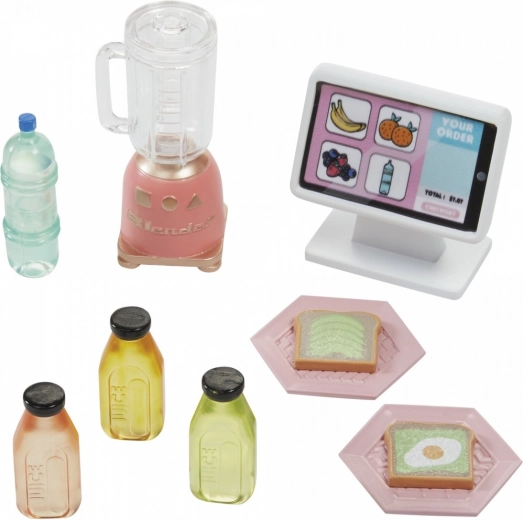 Bar z sokami i działającą kasą