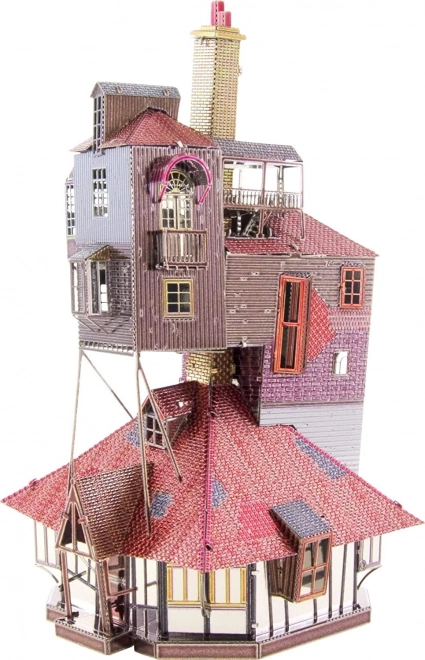 3D metalowe puzzle METAL EARTH Harry Potter: Nora (The Burrow) – kolorowy model