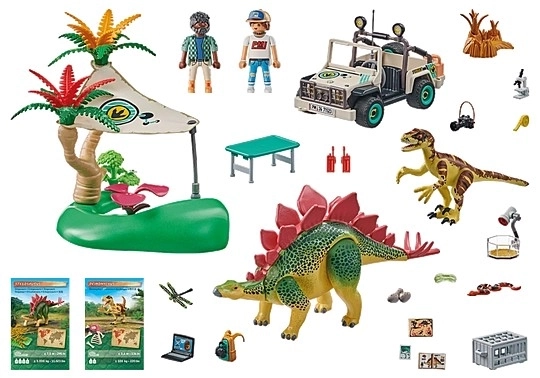 Zestaw figurek dinozaurów 71523 Obóz badawczy dinozaurów