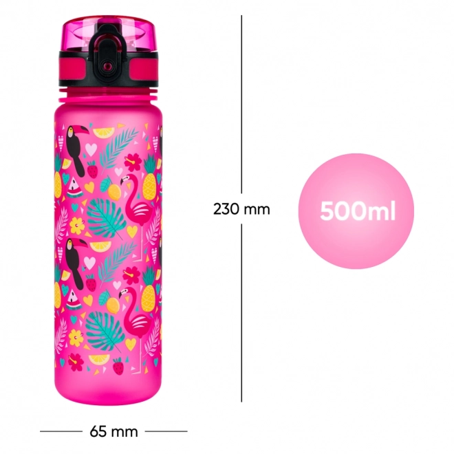 BAAGL Butelka Tritanowa Flamingi, 500 ml