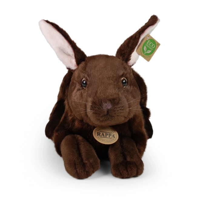 Pluszowy królik brązowy leżący 36 cm ECO-FRIENDLY