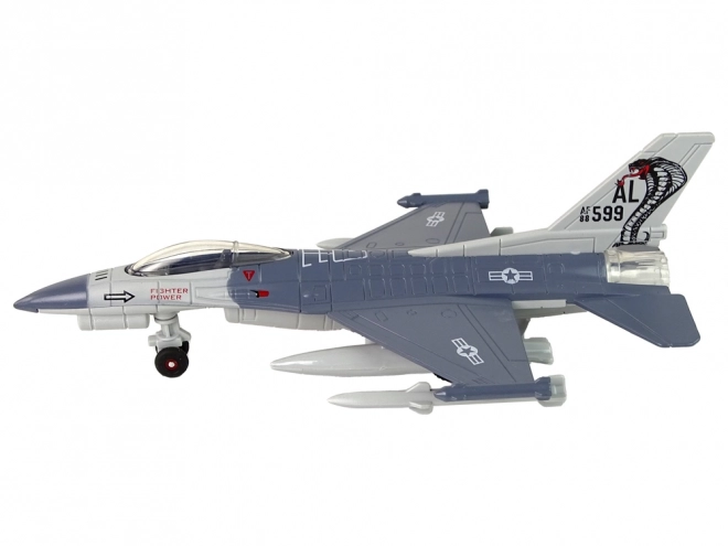 Samolot Fricative Drive Lights Sounds 1:72 szary