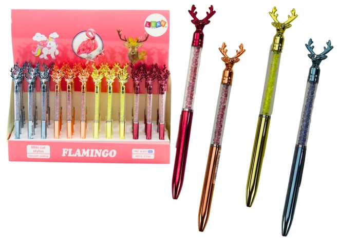 Pero Stag Pióro Diamenty Niebiesko-Czarny Stalówka 0,7 mm Mix