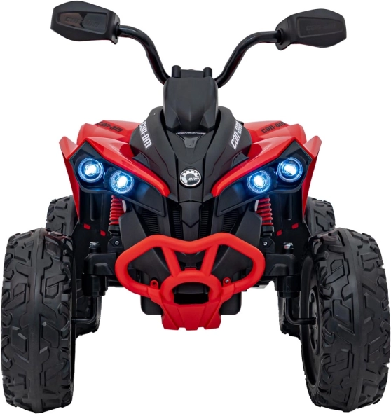 Dziecięcy elektryczny quad 24V, czerwony