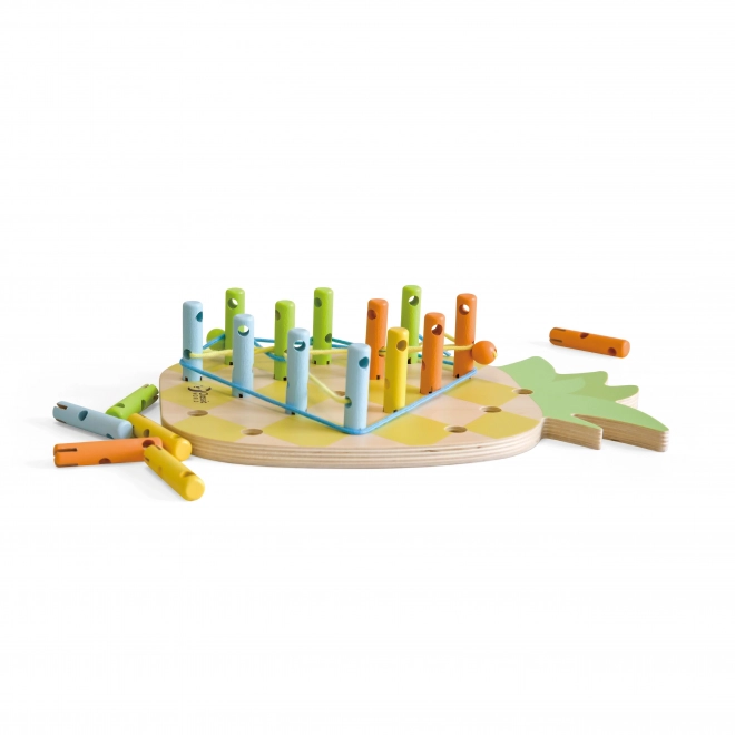Drewniana nawlekanka Ananas Classic World
