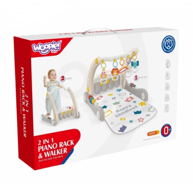 Podkładka edukacyjna i chodzik Woopie Baby 2w1