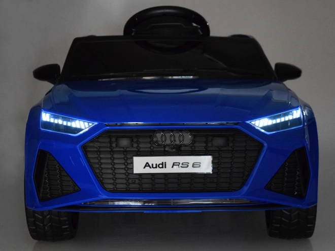 Elektryczne autko Audi RS 6 dla dzieci – Niebieski