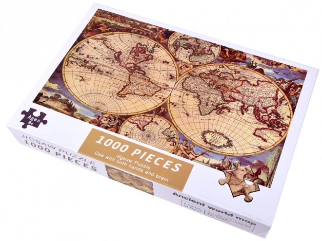 Antyczna mapa świata puzzle 1000 elementów