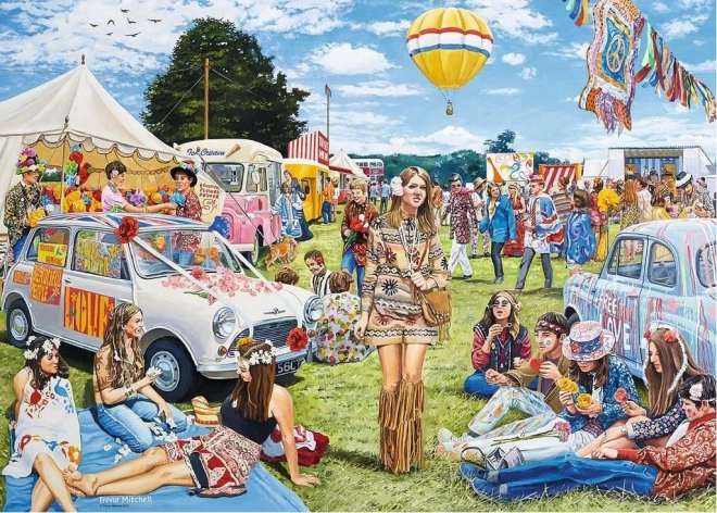 Ravensburger Puzzle Festiwal Kwiatowych Dzieci 1000 elementów