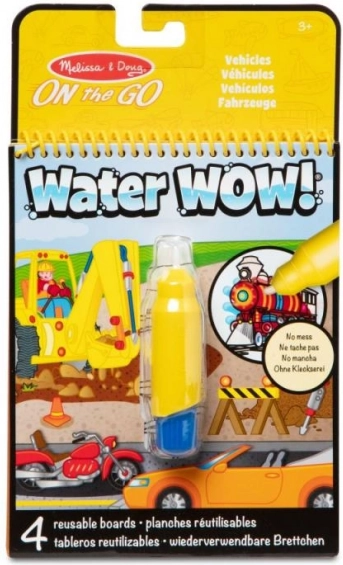 Wodne kolorowanki Water Wow Pojazdy – Melissa & Doug