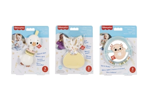 Zabawki sensoryczne Fisher-Price dla niemowląt
