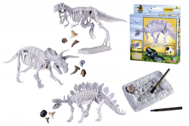 Zestaw do wykopywania i składania szkieletów dinozaurów