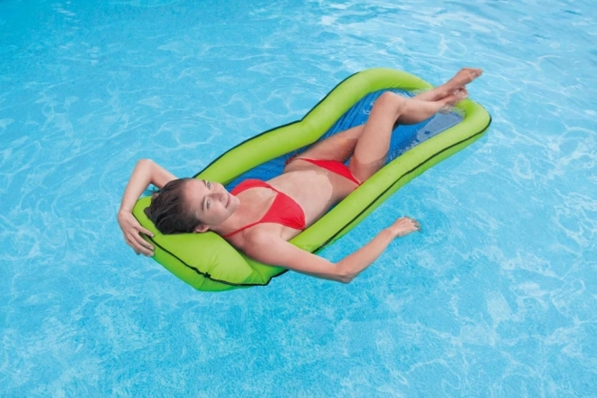 Mata plażowa z chłodzącą siatką do pływania niebieska INTEX