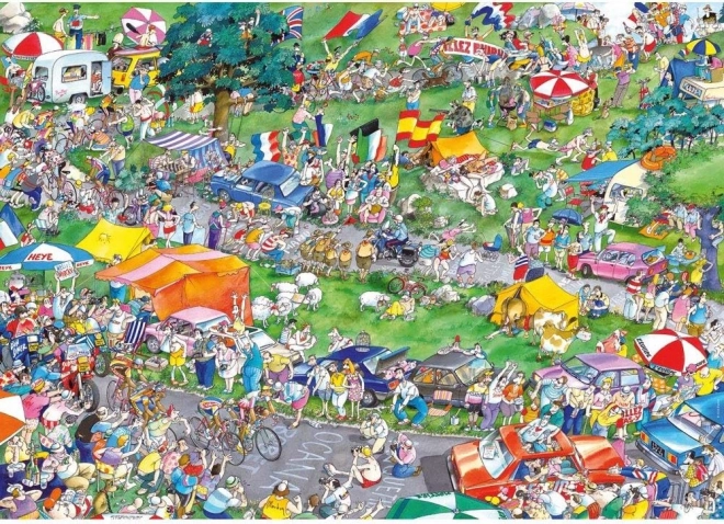 HEYE Puzzle Wyścig Kolarski 1000 elementów