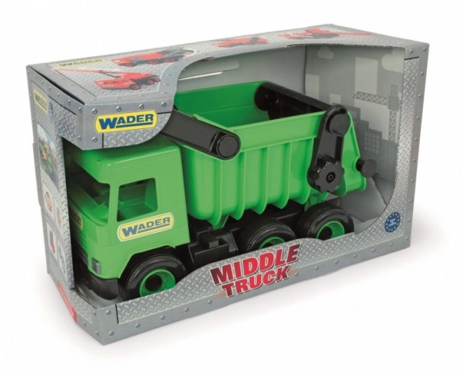 Zielony wywrotka WADER Middle Truck