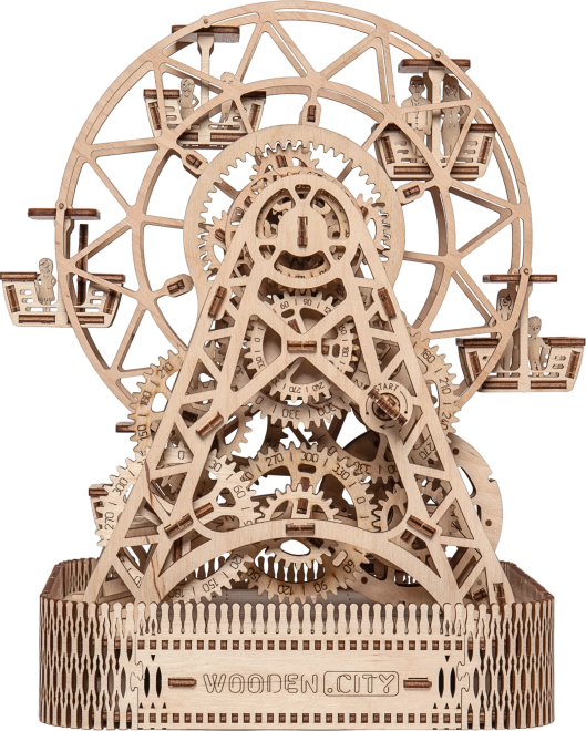 Drewniany model diabelskiego młyna WOODEN CITY