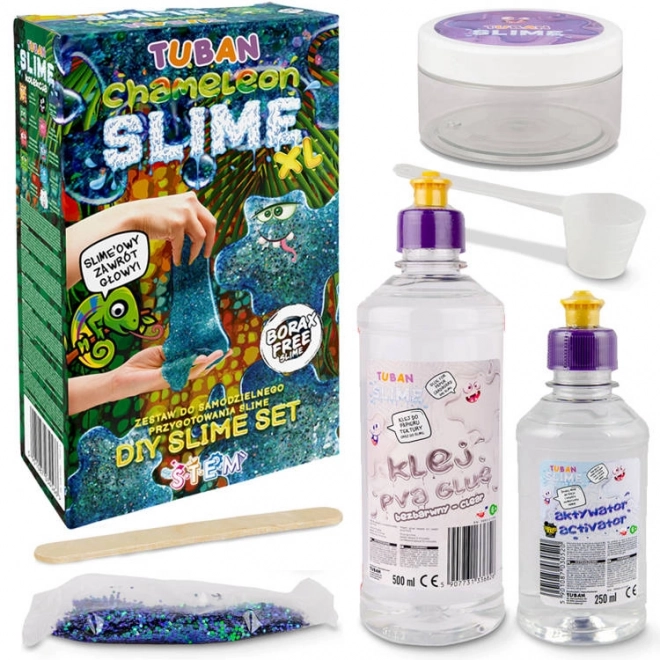 Duży zestaw Slime XL Kameleon