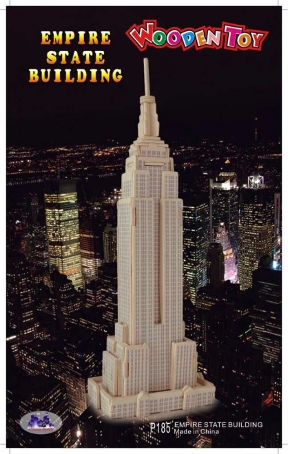 Drewniane 3D Puzzle Empire State Building
