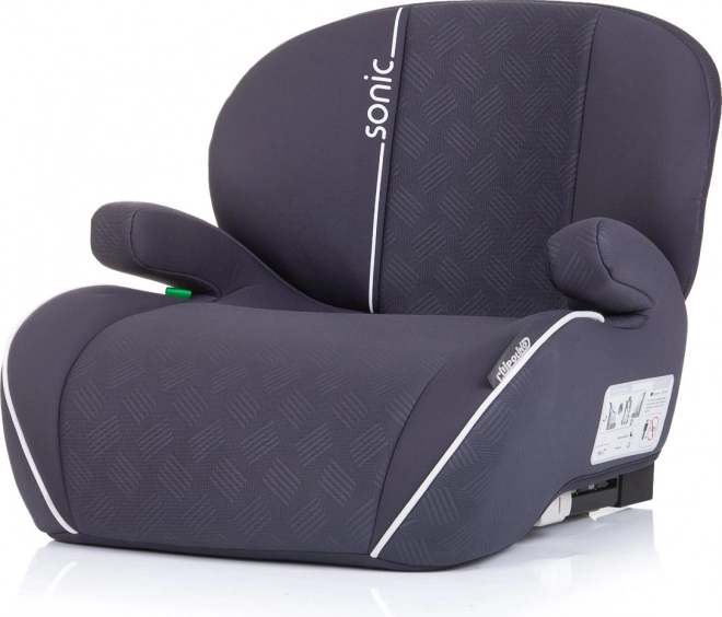 Siedzisko dla dzieci Chipolino Sonic i-Size z Isofixem w kolorze antracytowym